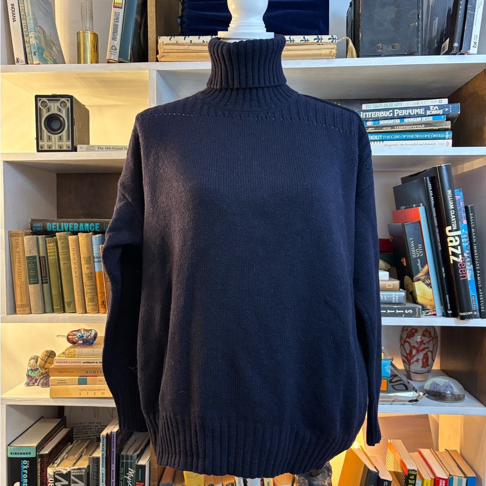 Isabel Marant Dark Blue Turtleneck Sweater